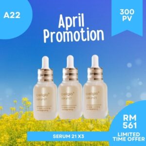 Cellglo Serum21 精华液 3 bottles