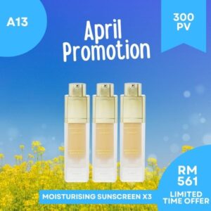 Cellglo Moisturising Sunscreen 保湿防晒乳 3 Bottles