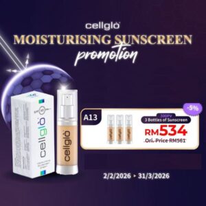 Cellglo Moisturising Sunscreen 保湿防晒乳 3 Bottles