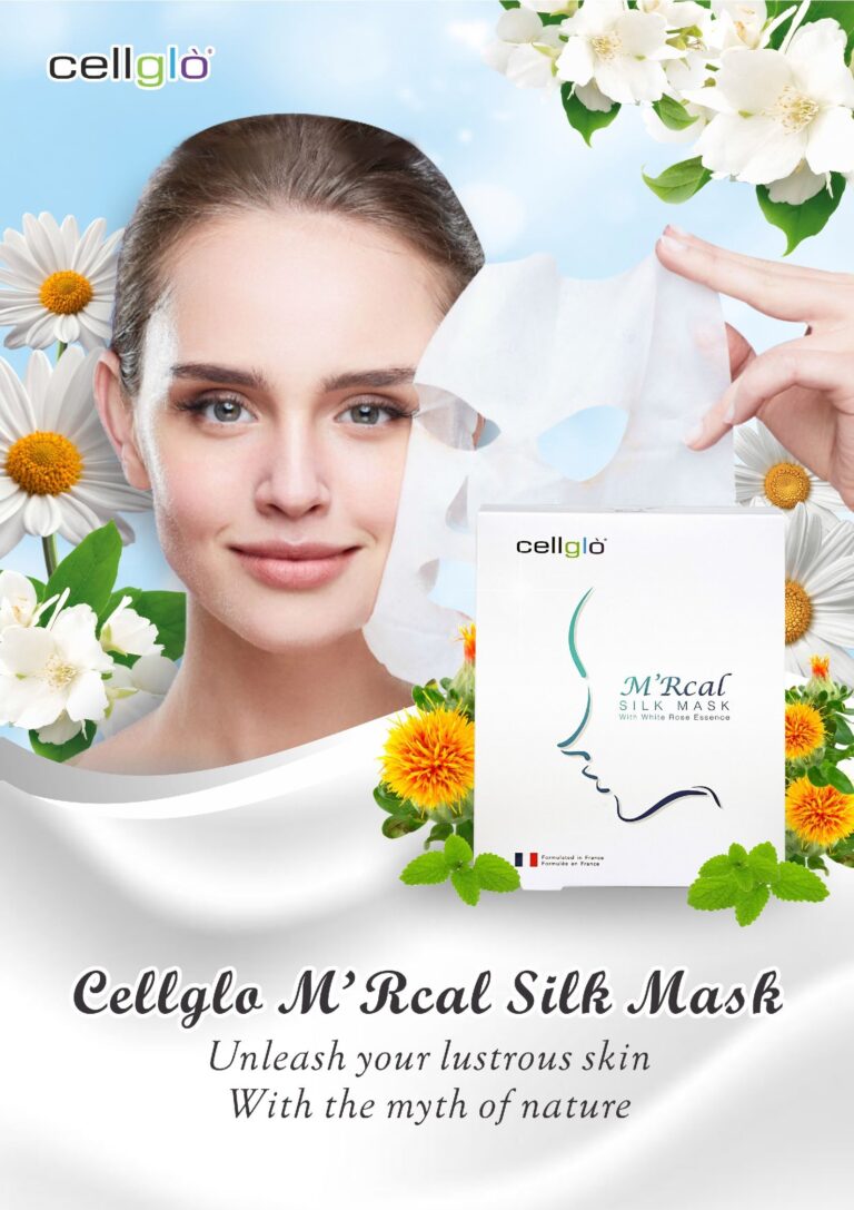 Cellglo M'Rcal Silk Mask 新肌蚕丝面膜 (6pcs per box) Cellglò