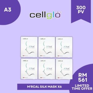 Cellglo M'Rcal Silk Mask 新肌蚕丝面膜 6 Boxes