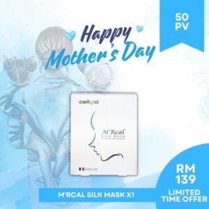 Cellglo M'Rcal Silk Mask 新肌蚕丝面膜 (6pcs per box)