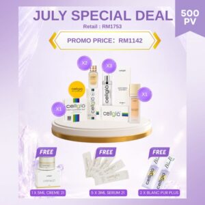 Cellglo Skinccare 500 PV #00 July Special Deal
