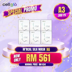 Cellglo M'Rcal Silk Mask (6 Boxes)