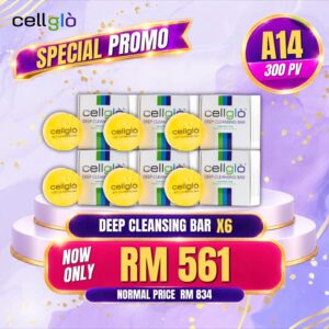 Cellglo Deep Cleansing Bar (6 Pcs)